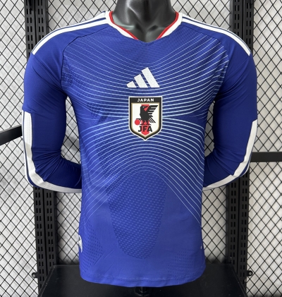 2026 Japan home long sleeves player versio